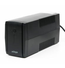 Джерело безперебійного живлення Maxxter MX-UPS-B850-02 Black, 850VA, 510 Вт, лінійно-інтерактивний, 2 розетки, батарея 12В/8Аг x 1 шт (пошкоджено упаковку)
