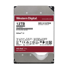 Жорсткий диск 3.5' 12Tb Western Digital Red Pro, SATA3, 256Mb, 7200 rpm (WD121KFBX)