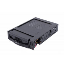 Кишеня внутрішній Agestar SR3P-SW-2, Black, у відсік 5.25, 3.5' SATA, 2 вентилятори, Power Slide Switch