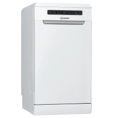 Посудомийна машина Indesit DSFO3T224C, White, вузька, комплектів посуду 10 шт, програм миття 8 шт, електронне керування, A++, 85x45x59 см