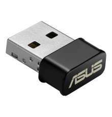 Мережевий адаптер Asus USB-AC53 Nano, Black, USB 2.0, WiFi 5 (802.11ac), 2.4/5 GHz, до 867 Mbps