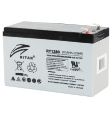 Батарея для ДБЖ 12В 8Ач Ritar White RT1280 ШxДxВ 150x64x94