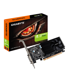 Відеокарта GeForce GT1030, Gigabyte, 2Gb GDDR5, 64-bit, DVI/HDMI, 1506/6008MHz, Low Profile (GV-N1030D5-2GL)