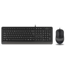 Комплект A4Tech Fstyler Sleek Multimedia Comfort F1010, Black/Grey, клавіатура+миша, USB