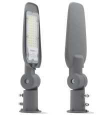 Вуличний LED ліхтар Videx, 30 Вт, 3000 Лм, 5000K, поворотний, алюмінієвий корпус, 180-265 V, IP65 (VL-SLe14-305)
