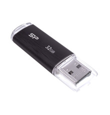 USB Flash Drive 32Gb Silicon Power Ultima U02, Black (SP032GBUF2U02V1K)