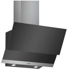 Витяжка кухонна Bosch DWK065G60R Black/Silver, настінний, похила, 530 м3/ч, 3 швидкості, ширина 59.6 см, 38.6x59.6 см