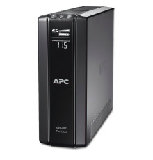 ДБЖ APC Back-UPS Pro 1200VA, Black, 720 Вт, 6xSchuko, USB, захист RJ11 та RJ45, ступінчаста апроксимація синусоїди, 301x112x382 мм, 13 кг (BR1200G-RS)