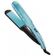 Випрямляч (Праска) для волосся Remington S7350 Wet 2 Straight, Blue, кераміка, 10 температурних режимів, 140-230 °С, пластини 110мм, дисплей, чохол