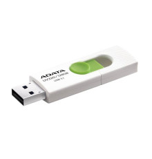 USB 3.1 Flash Drive 128Gb ADATA AUV320, White/Green (AUV320-128G-RWHGN)
