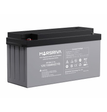 Батарея для ДБЖ 12В 150Aч Marsriva, Grey, AGM Gel Deep-cycle, до 37.5A, M8 (MR-PBD12-150)