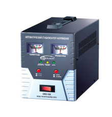 Стабілізатор Gemix GMX-500, 500 VA (350 Вт), вход. напряжение 140-260В, вых напряжение 220В + - 6,8%, аналоговые индикаторы