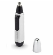 Тример Esperanza EBG004S Spike, Silver/Black, для носа та вух, 1 насадка, живлення від батарейки, щіточка