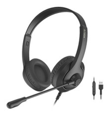 Навушники A4Tech Fstyler FH100U Stone Black, мікрофон, USB, накладні, кабель 2.0 м