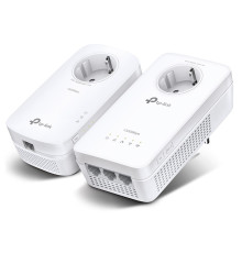 Адаптер TP-Link TL-WPA8631PKIT, White, 2 шт, AV1000 (до 1000 Мбіт/с), гігабітний Ethernet-порт, до 300 м