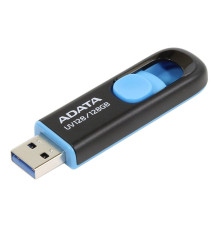 USB 3.2 Flash Drive 128Gb ADATA AUV128, Black/Blue (AUV128-128G-RBE)