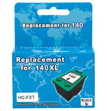 Картридж HP №140XL (CB336HE), Black, Photosmart C4283/C4483/C5283/D5363, PSC J5783/J6413, 25 мл, MicroJet (HC-F37L)