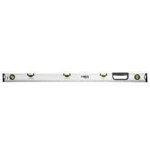 Рівень Neo Tools, Silver, 100 см, 5 капсули: горизонтальна, вертикальна, поворотна (від 0 до 180 °) (71-124)