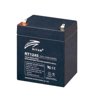 Батарея для ДБЖ 12В 4.5Ач Ritar RT1245B / 12V 4.5Ah / 90х70х107 мм