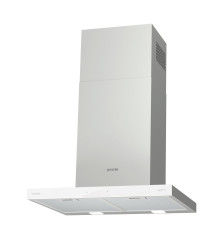 Витяжка кухонна Gorenje WHT6SYW, White, настінний, Т-подібна, 650 м3/год, 3 швидкості, сенсорне керування, освітлення, ширина 59.8 см, 59.8x74-98x45.6 см