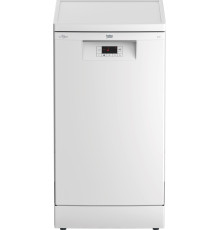 Посудомийна машина Beko BDFS15020W, White, окремо розташована, комплектів посуду 10 шт, програм миття 5 шт, керування кнопкове, дисплей, A++, 85х44.8х60 см