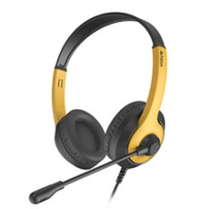 Навушники A4Tech Fstyler FH100U Bumblebee, мікрофон, USB, накладні, кабель 2.0 м