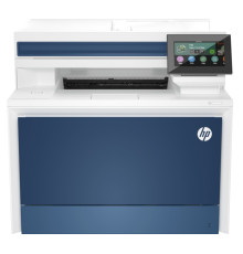 БФП лазерний кольоровий A4 HP Color LaserJet Pro 4303fdw, Grey/Dark Blue, WiFi, 600x600 dpi, дуплекс, факс, до 33 стор/хв, РК-дисплей 4.3', USB / GLan, картриджи 230A (5HH67A)