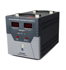 Стабілізатор Gemix GDX-8000, 8000 VA (5600 Вт), вхід. напруга 140-260В, вих напруга 220В + - 6,8% 50 Гц, цифрові індикатори