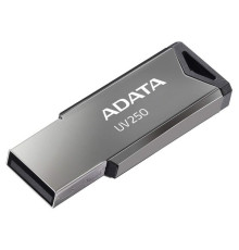 USB Flash Drive 32Gb ADATA UV250, Black/Silver, металевий корпус (AUV250-32G-RBK)