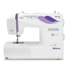 Швейна машинка Minerva Next 141D, електромеханічна, кількість швейних операцій 14, лапки для шиття/універсальна/блискавки/гудзиків/петлі