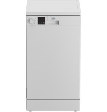 Посудомийна машина Beko DVS05025W, White, окремо розташована, комплектів посуду 10 шт, програм миття 5 шт, сенсорне, A++, 85x60x44.8 см