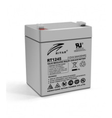 Батарея для ДБЖ 12В 4.5Ач Ritar RT1245 / 12V 4.5Ah / 90х70х107 мм