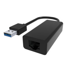 Мережевий адаптер USB 3.0 - Ethernet, 10/100/1000 Мбит/с, Black, Viewcon (VE874)