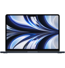Ноутбук 13.6' Apple MacBook Air (A2681), Midnight, 2560x1664 (IPS, Retina), Apple M2 (8 ядер), 8Gb, 256Gb SSD, WiFi 6, Bluetooth 5, macOS 'Monterey', 1.24 кг (MLY33UA/A)