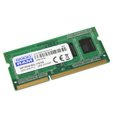 Пам'ять SO-DIMM, DDR3, 4Gb, 1600 MHz, Goodram, 1.5V (GR1600S364L11S/4G)
