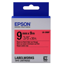 Картридж Epson LK3RBP, Black/Red, LW-300/400/700/900, 9 мм/9 м, пастельна стрічка (C53S653001)