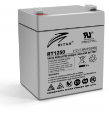 Батарея для ДБЖ 12В 5Ач Ritar RT1250 White 12V 5.0Ah 90х70х107 мм (RT1250)