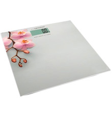 Ваги підлогові Esperanza EBS010 Orchid, Silver, РК-дисплей, 6 мм високоміцне загартоване скло, до 180 кг